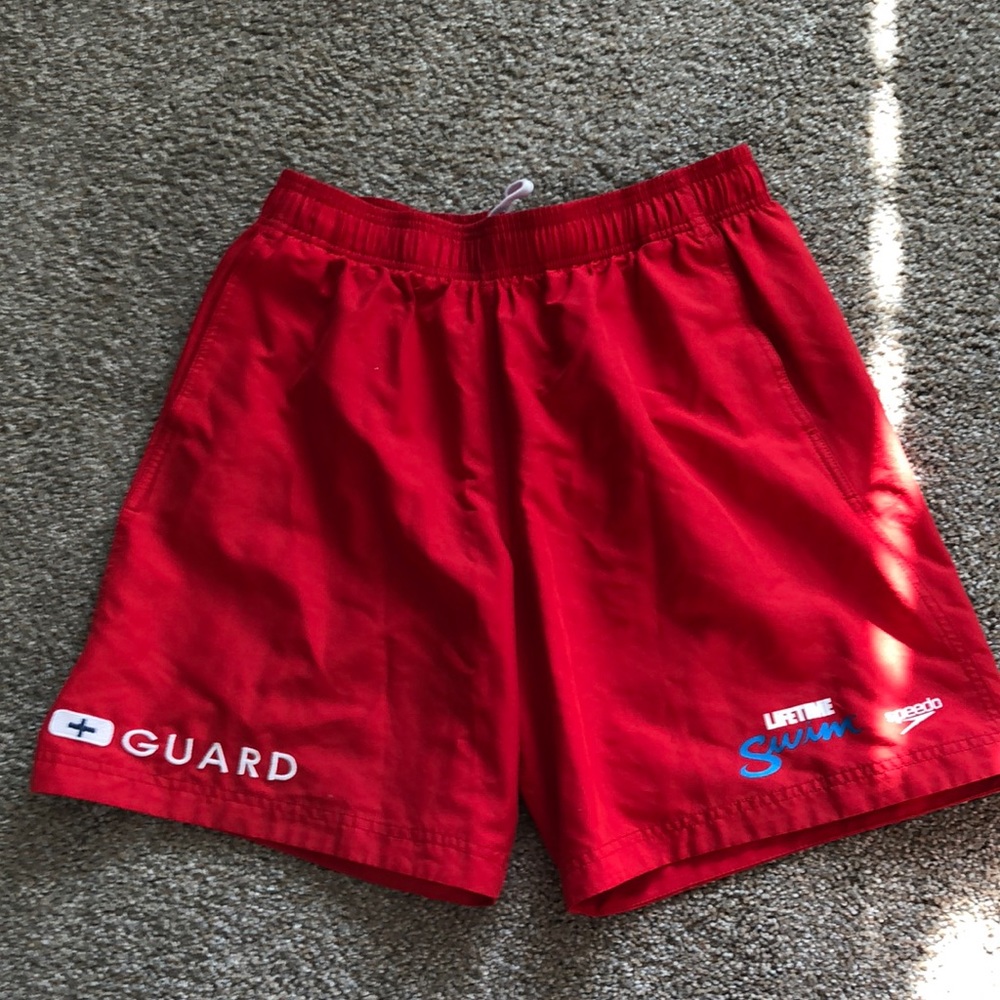 Speedo lifeguard swim trunks